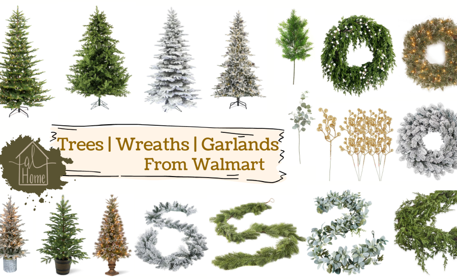 Walmart Trees Wreaths Garlands